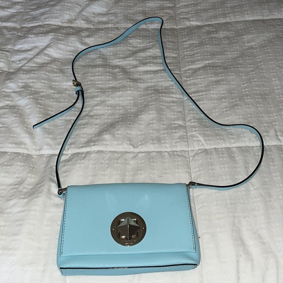 💙 Kate Spade Blue Crossbody 💙 - Picture 1 of 9